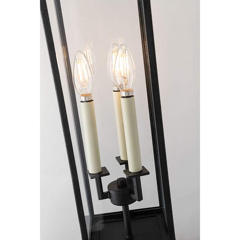 Image 5 Beckham 23 3/4" High Forged Iron 3-Light Outdoor Post Light more views