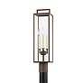 4_Beckham 23 3/4" High Textured Bronze 3-Light Post Light more views