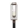 5_Beckham 23 3/4" High Textured Bronze 3-Light Post Light more views