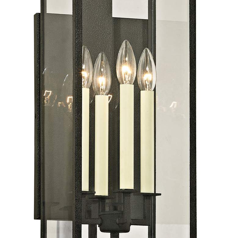 Image 2 Beckham 28 1/2" High Forged Iron Outdoor Wall Light more views