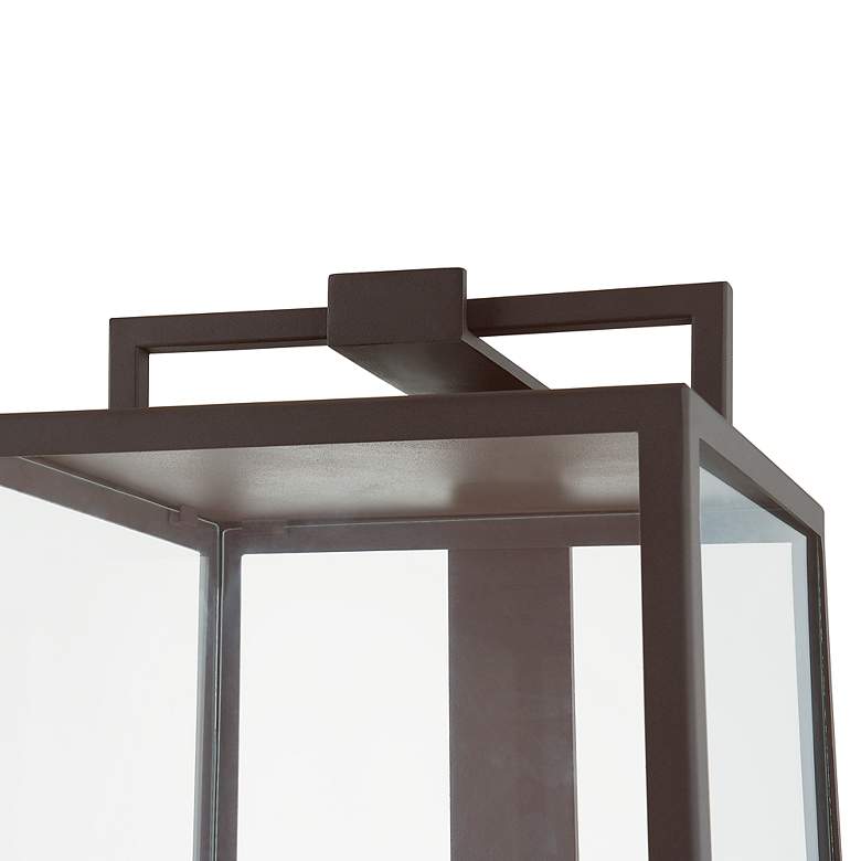 Image 3 Beckham 33 1/2" High Textured Bronze 4-Light Outdoor Wall Light more views