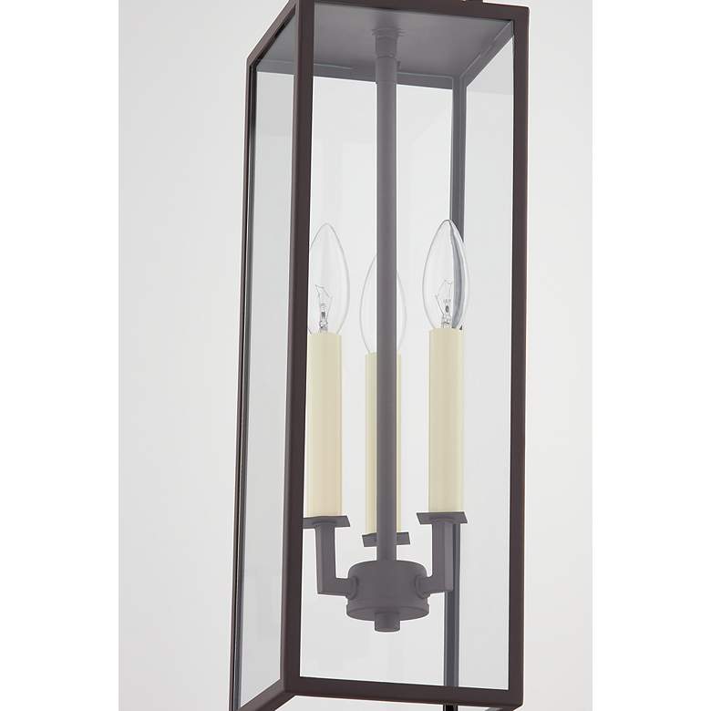 Image 3 Beckham 6" Wide Textured Bronze 3-Light Outdoor Hanging Light more views
