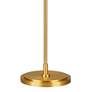 Beckham Burnished Brass Modern Luxe LED Floor Lamp by Thomas O&#39;Brien