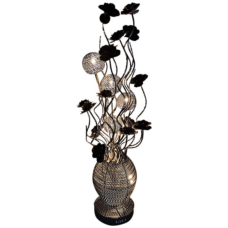 Image 1 Beckley Hand-Crafted Light Black Metal Table Lamp