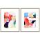 Bedazzled 26"W x 32"H Framed Art Set of 2