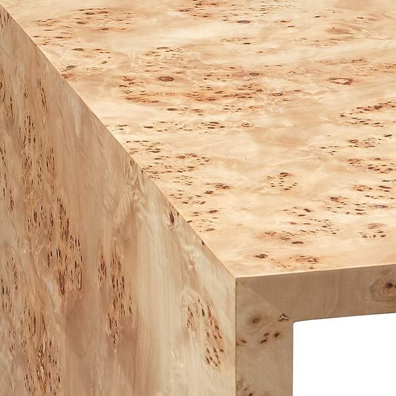 Image 3 Bedford 22" Wide Natural Burl Wood Nesting Tables Set of 2 more views