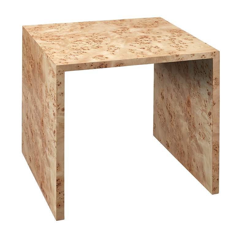 Image 4 Bedford 22" Wide Natural Burl Wood Nesting Tables Set of 2 more views