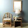 6_Bedford 22" Wide Natural Burl Wood Nesting Tables Set of 2 more views