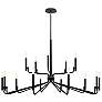 2_Bedford 48" Wide 15 Light Matte Black w/ Brass Chandelier