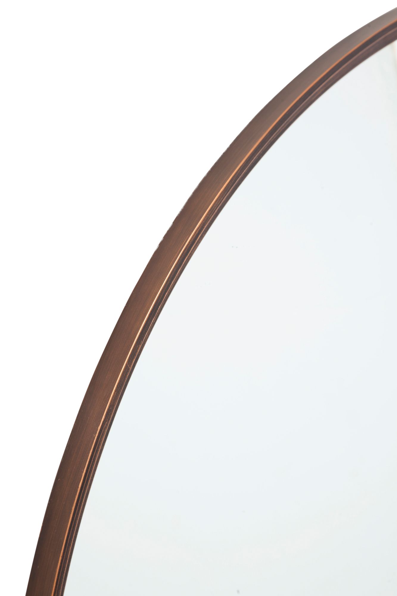 Image 3 Bedford Bronze Metal 48" Round Oversized Wall Mirror more views