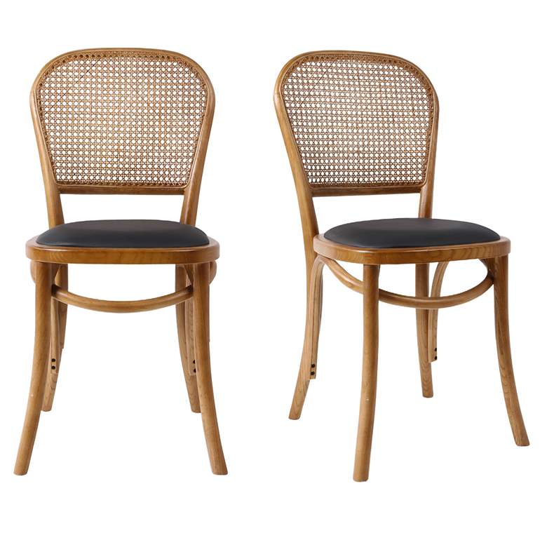 Image 1 Bedford Dining Chair Light Brown - Set Of Two