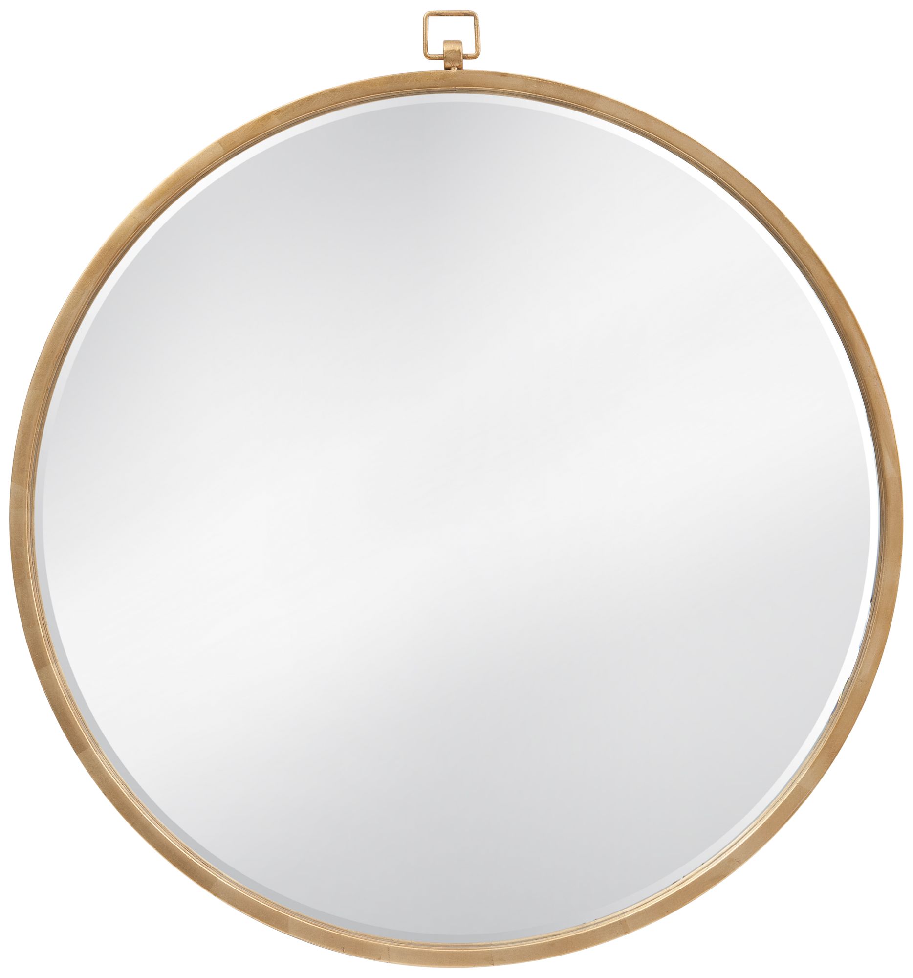 Bedford Gold Leaf Metal 36" Round Wall Mirror 59V17 Lamps Plus