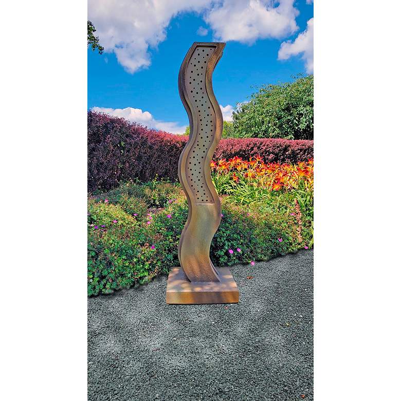 Image 1 Bee Pollinator/Sanctuary 52" High Relic Nebbia Sculpture