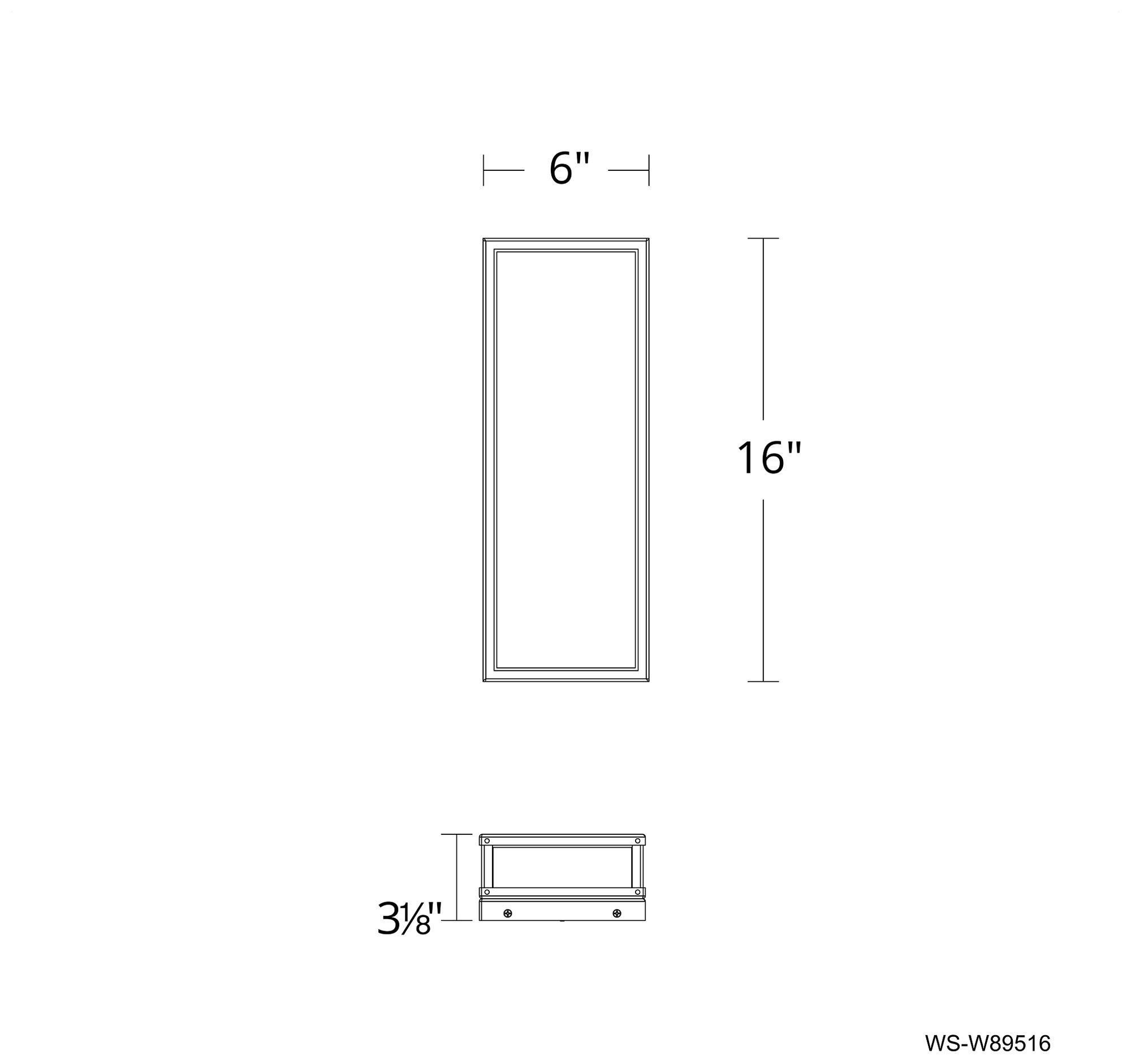 Image 4 Beech 16"H x 6"W 1-Light Outdoor Wall Light in Black more views