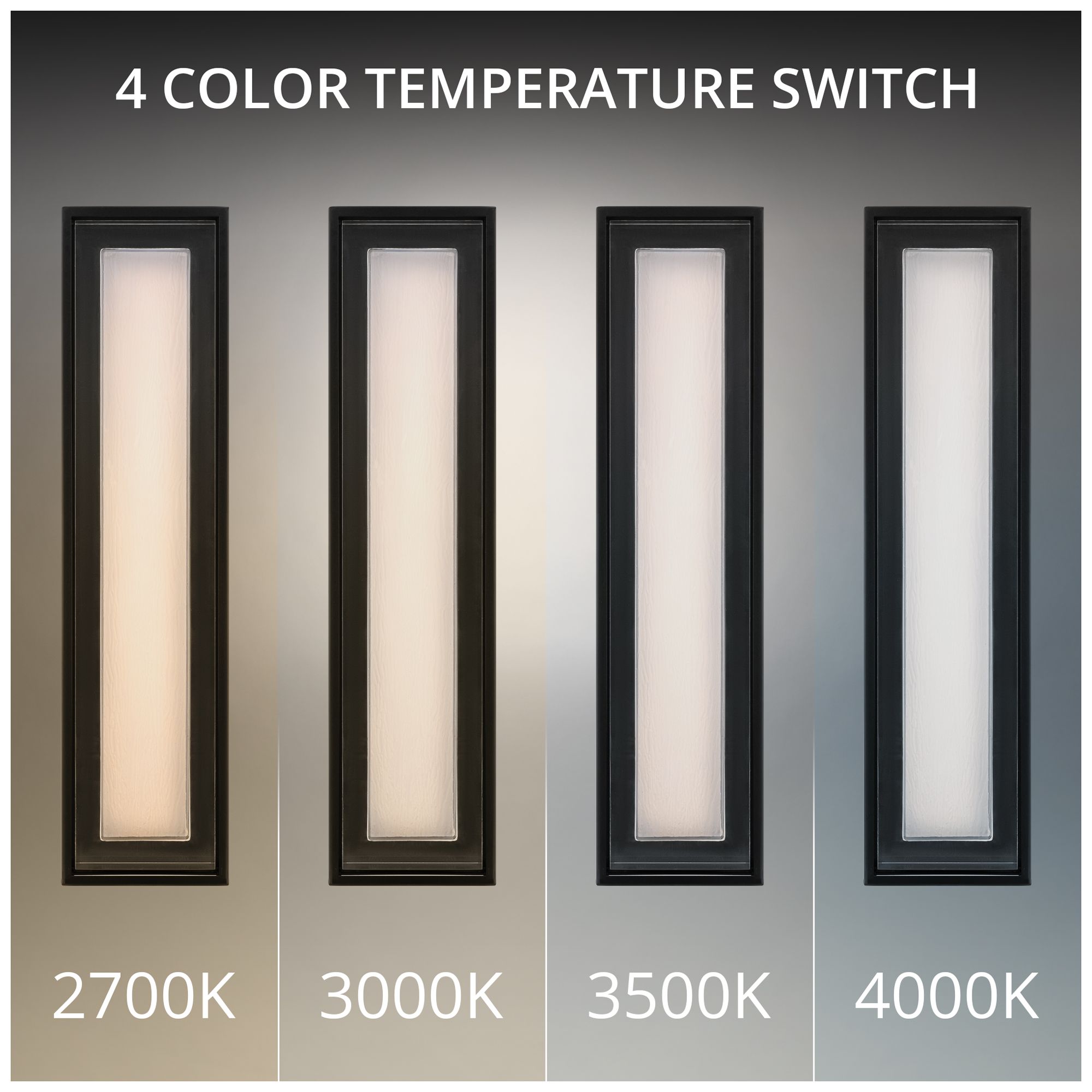 Image 3 Beech 24"H x 6"W 1-Light Outdoor Wall Light in Black more views