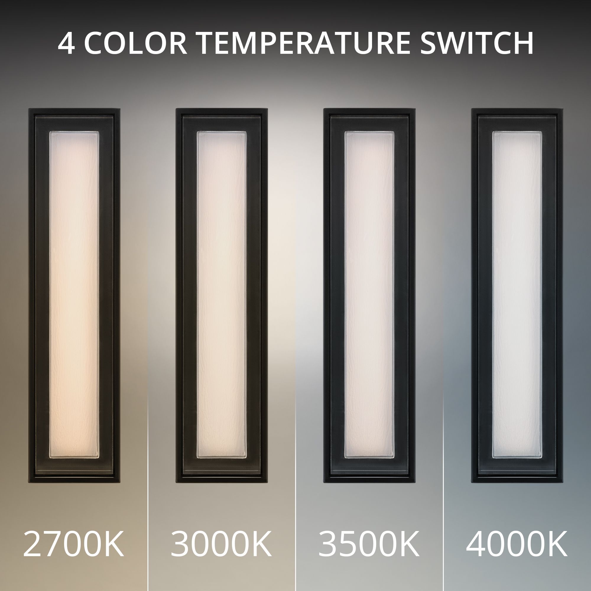 Image 3 Beech 24"H x 6"W 1-Light Outdoor Wall Light in Black more views