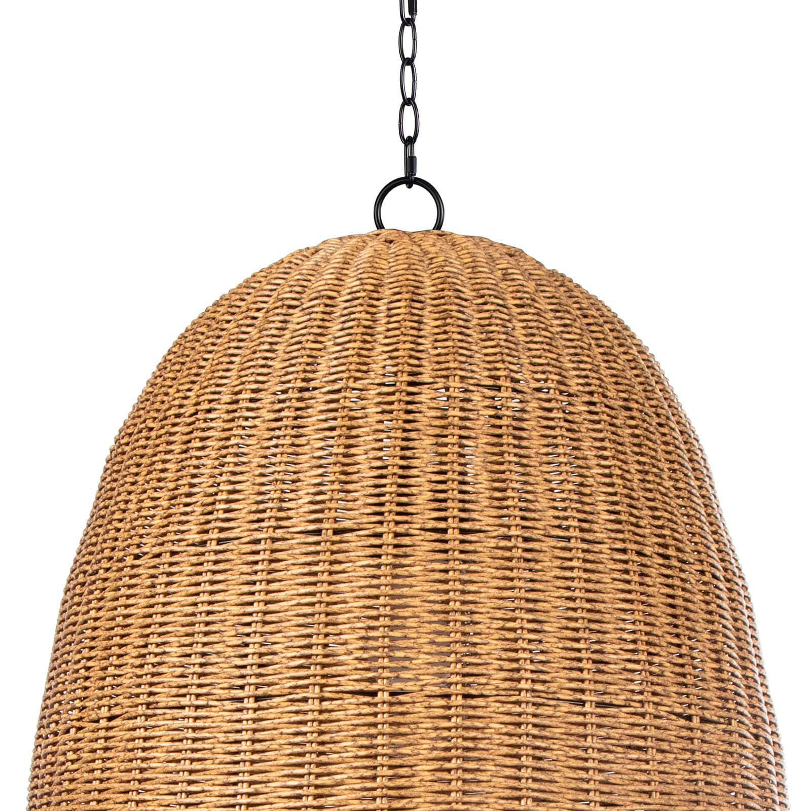 Image 4 Beehive Outdoor Pendant Large (Weathered Natural) 30 H more views