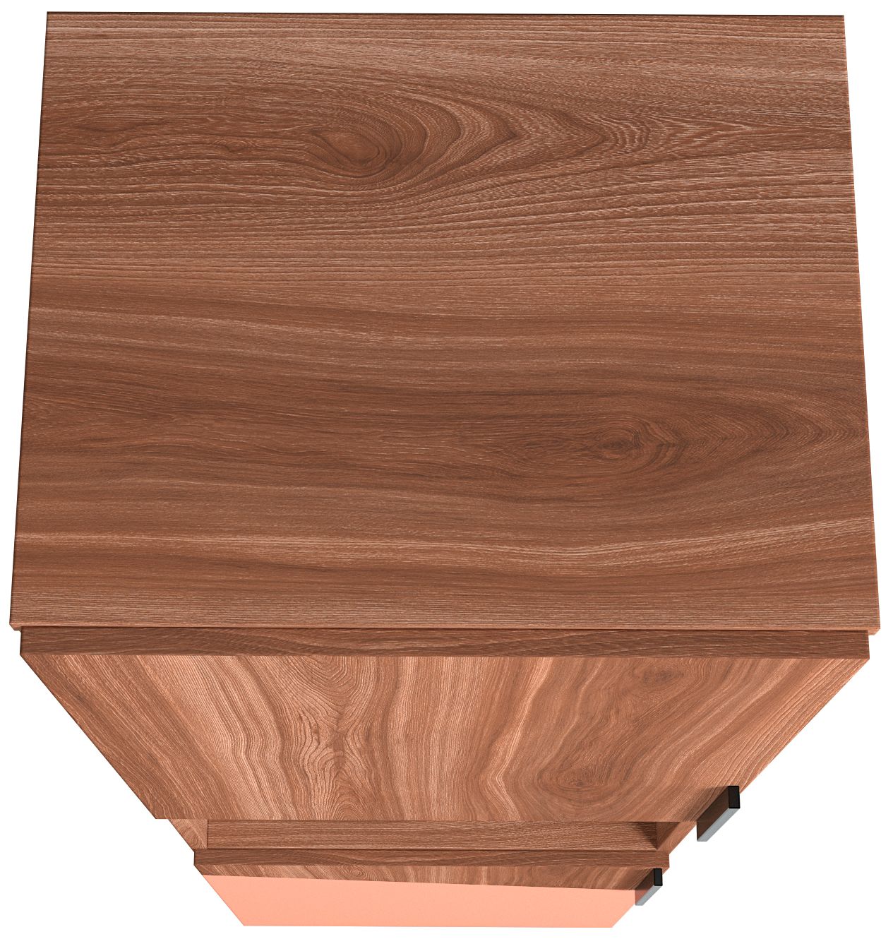 Beekman 17 1/2"W Brown Pink 5-Shelf Narrow Bookcase Cabinet