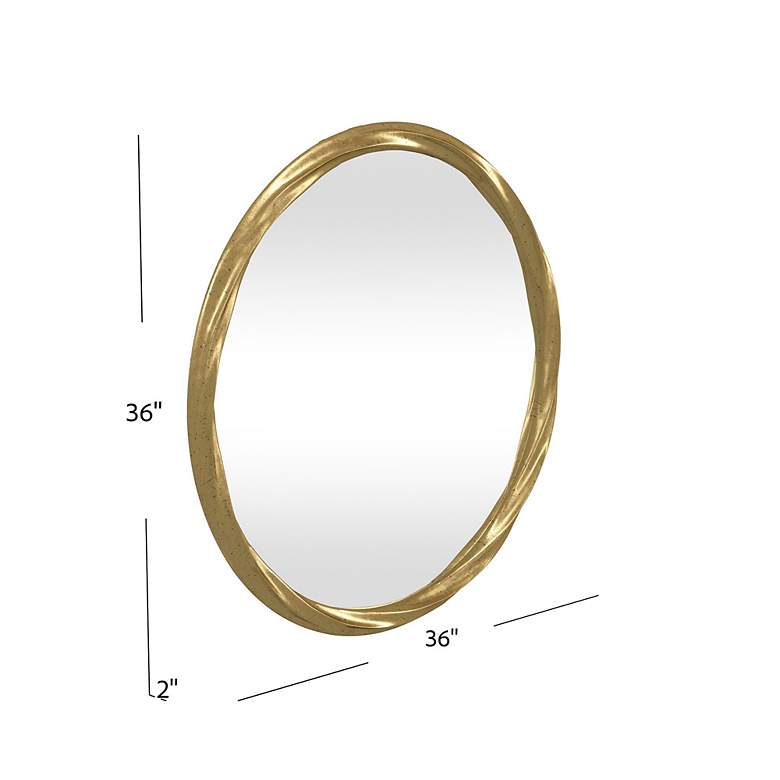 Image 5 Beekmann Hill 36"H Glam Styled Wall Mirror more views