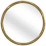 1_Beekmann Hill Gold Leaf 36" Round Wall Mirror