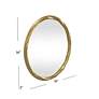 5_Beekmann Hill Gold Leaf 36" Round Wall Mirror more views