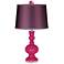 Beetroot Purple Apothecary Lamp-Finial and Eggplant Shade
