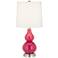 Beetroot Purple Small Gourd Accent Table Lamp