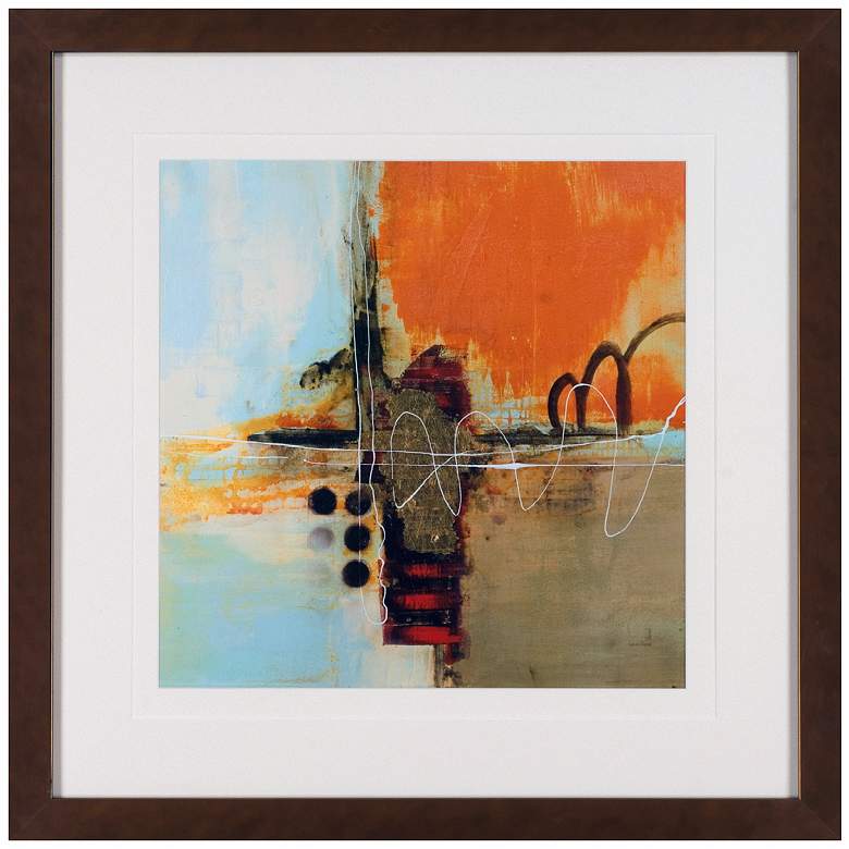 Image 1 Before Phase 30 inch Square Framed Wall Art