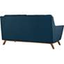 Beguile 71 1/2" Wide Azure Fabric Tufted Loveseat