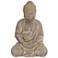 Beige Ceramic Bohemian Sculpture, 8" x 7" x 12"