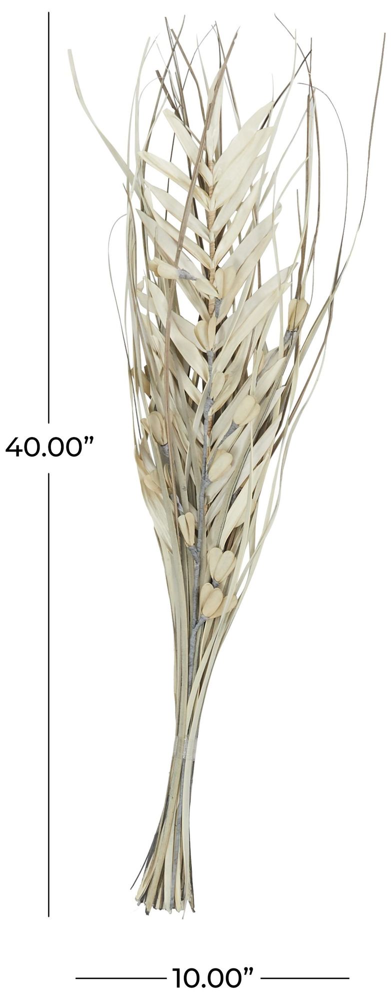 Image 6 Beige Dried Plant Modern Natural Foliage, 10" x 2" x 40" more views