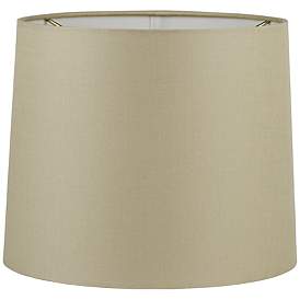 Image1 of Beige Hardback Drum Shade 4x5x5 (Clip-On)