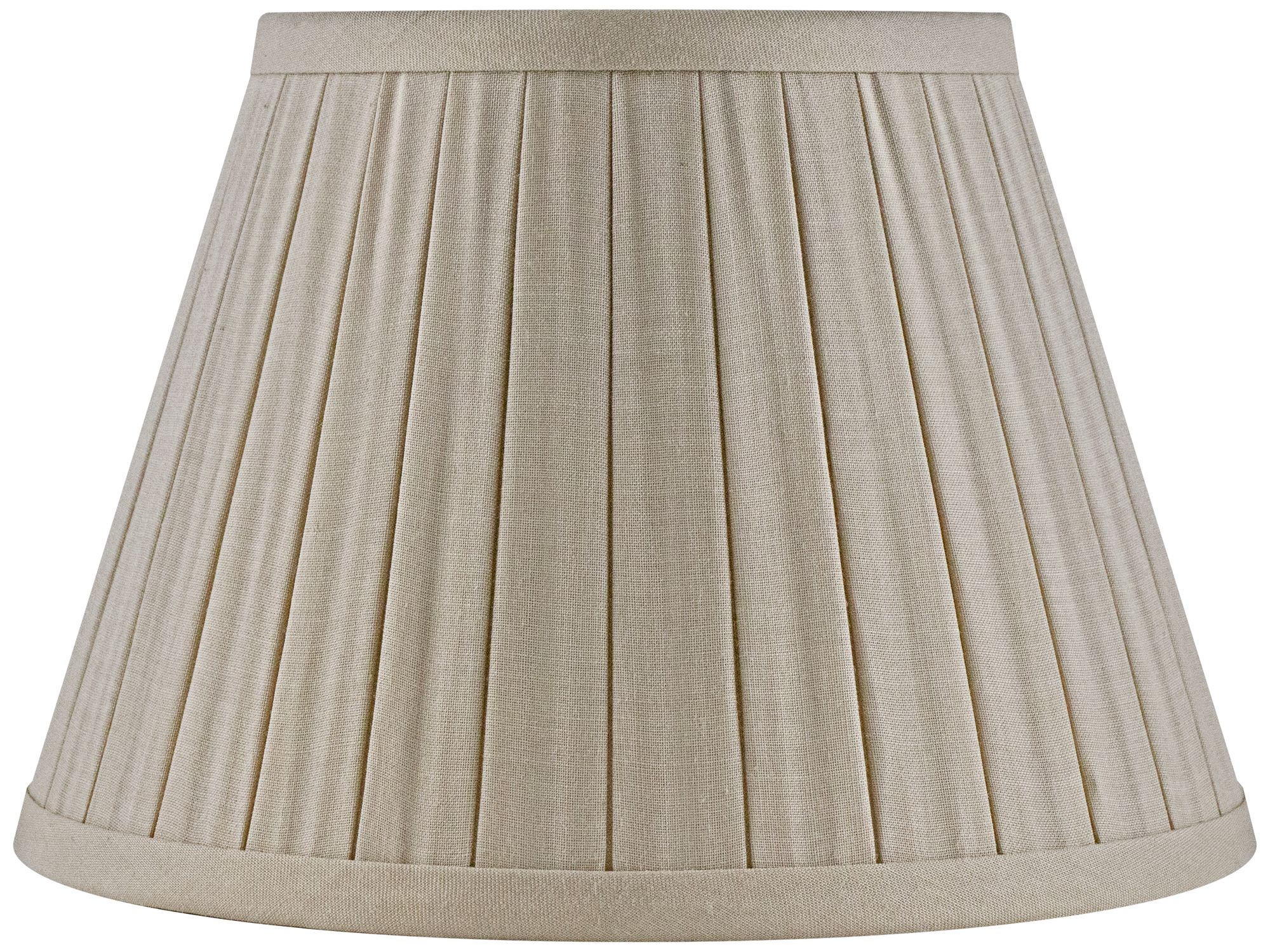 pleated linen shade