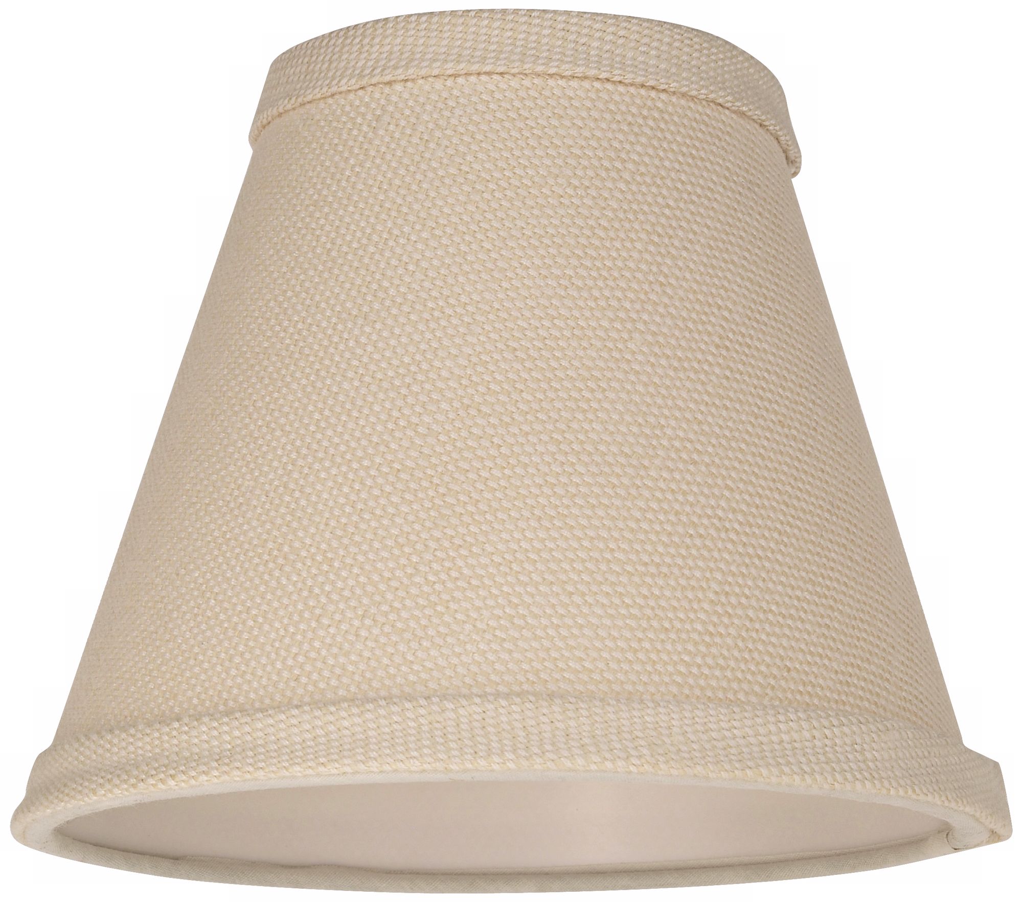 Beige Linen Lamp Shade 3x6x5 (ClipOn) K5223 Lamps Plus