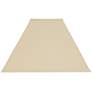 Thumbnail4 of Beige Linen Set of 2 Square Lamp Shades 6x16x10 (Spider) more views