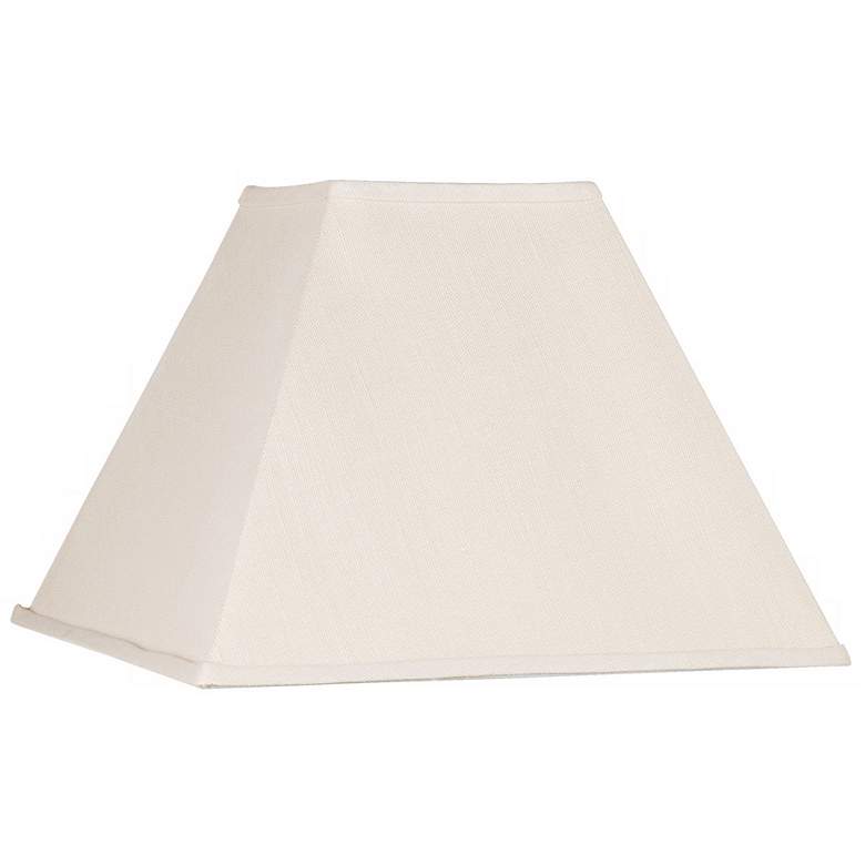 Image 1 Beige Linen Square Lamp Shade 7x17x13 (Spider)