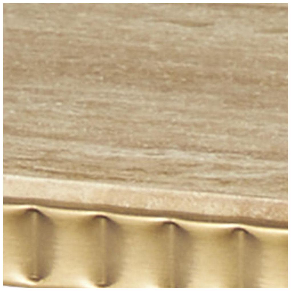 Beige Marble Rustic Console Table, 37" x 12" x 28"