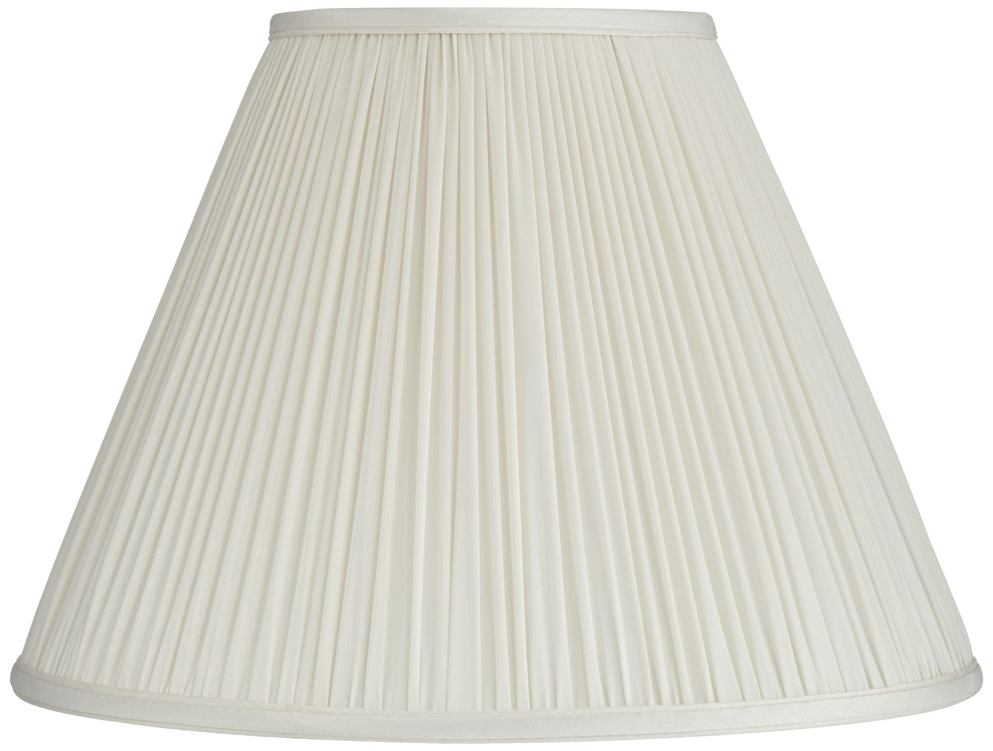 white pleated table lamp shade