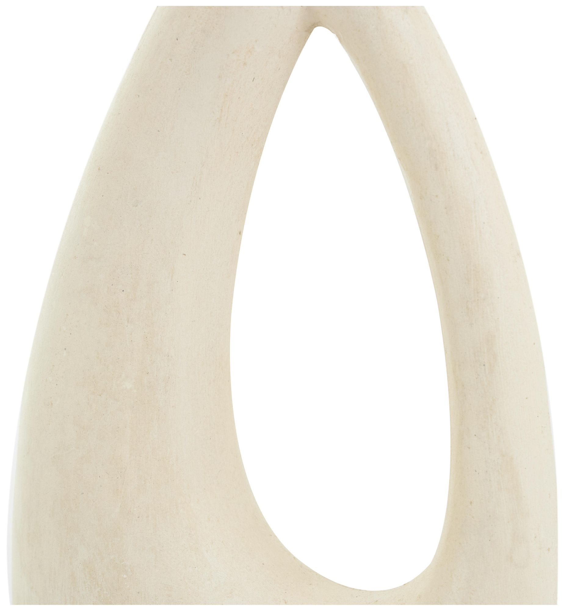 Image 4 Beige Paper Mache Natural Vase, 8" x 4" x 18" more views