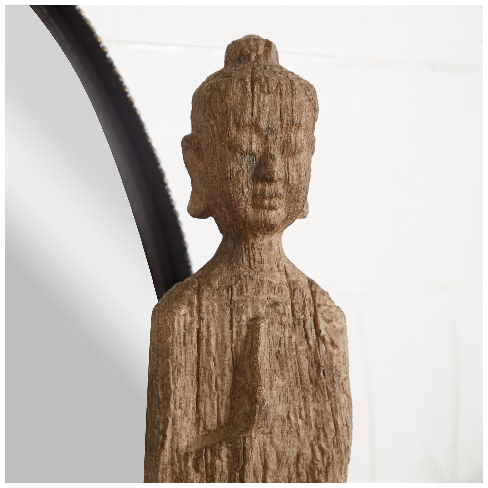 Image 2 Beige Polystone Eclectic Sculpture, 5" x 4" x 32" more views