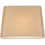 Thumbnail2 of Beige Rectangular Linen Shade 12/7x14/9x10 (Spider) more views