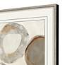 Beige Rings 32" High 2-Piece Framed Giclee Wall Art Set