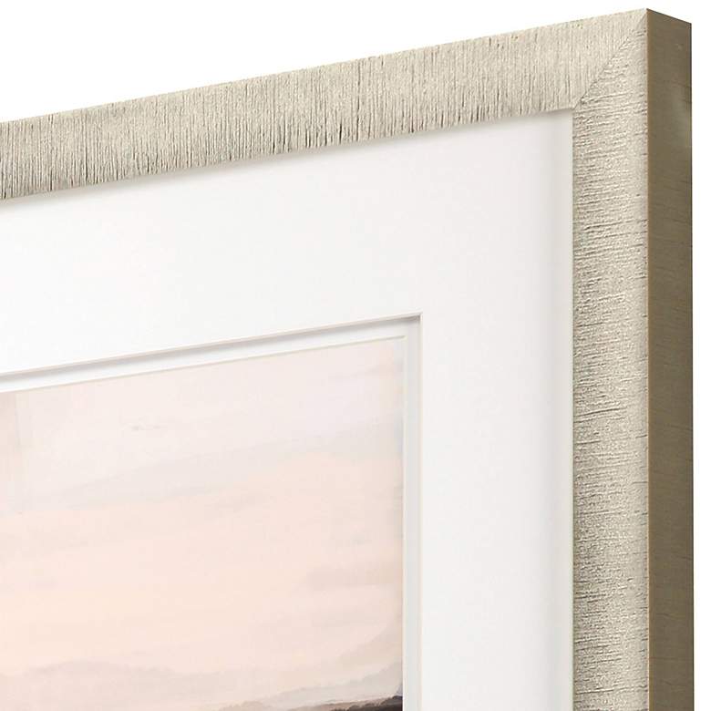 Image 2 Beige Sculpture I 47"W Rectangular Giclee Framed Wall Art more views