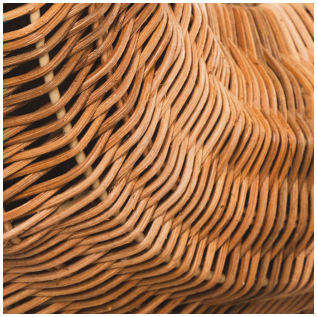 Beige Seagrass Modern Farmhouse Wall Mirror, 42" x 2" x 41"