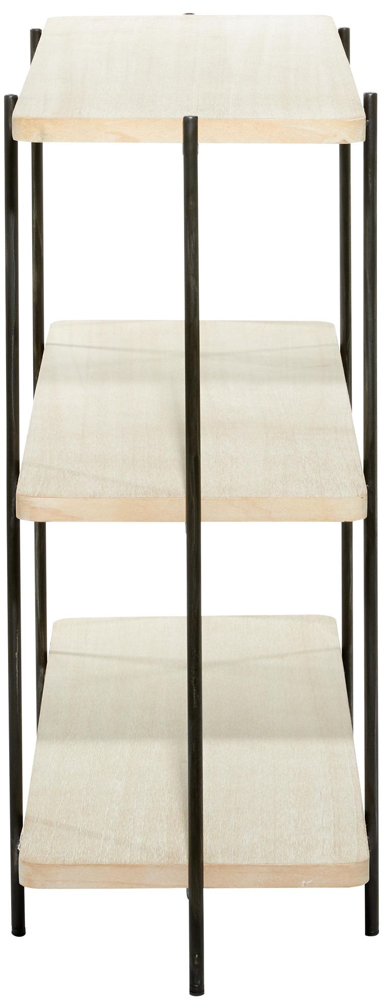 Image 5 Beige Wood Contemporary Console Table, 40" x 14" x 32" more views