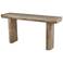 Beige Wood Modern Console Table, 63" x 16" x 32"