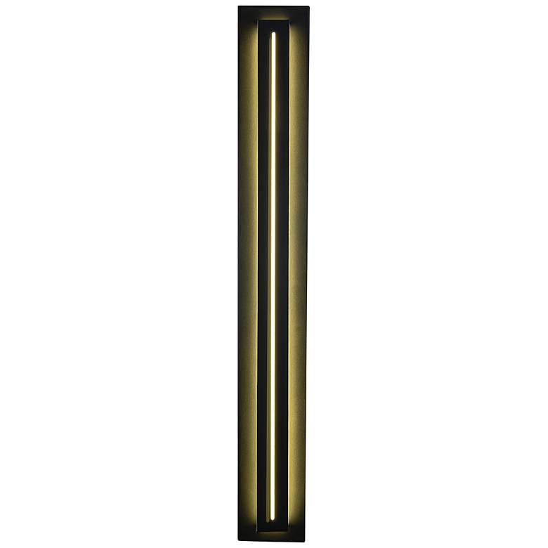 Image 1 Bel Air 38" High Black LED ADA Outdoor Wall Sconce