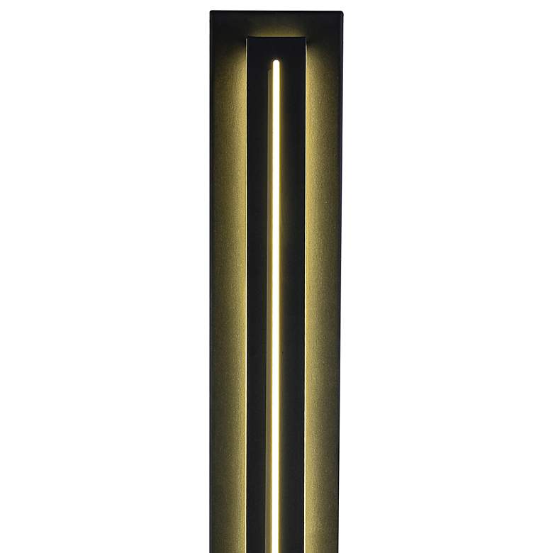 Image 2 Bel Air 38" High Black LED ADA Outdoor Wall Sconce more views