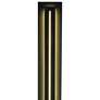 Bel Air 38" High Black LED ADA Outdoor Wall Sconce