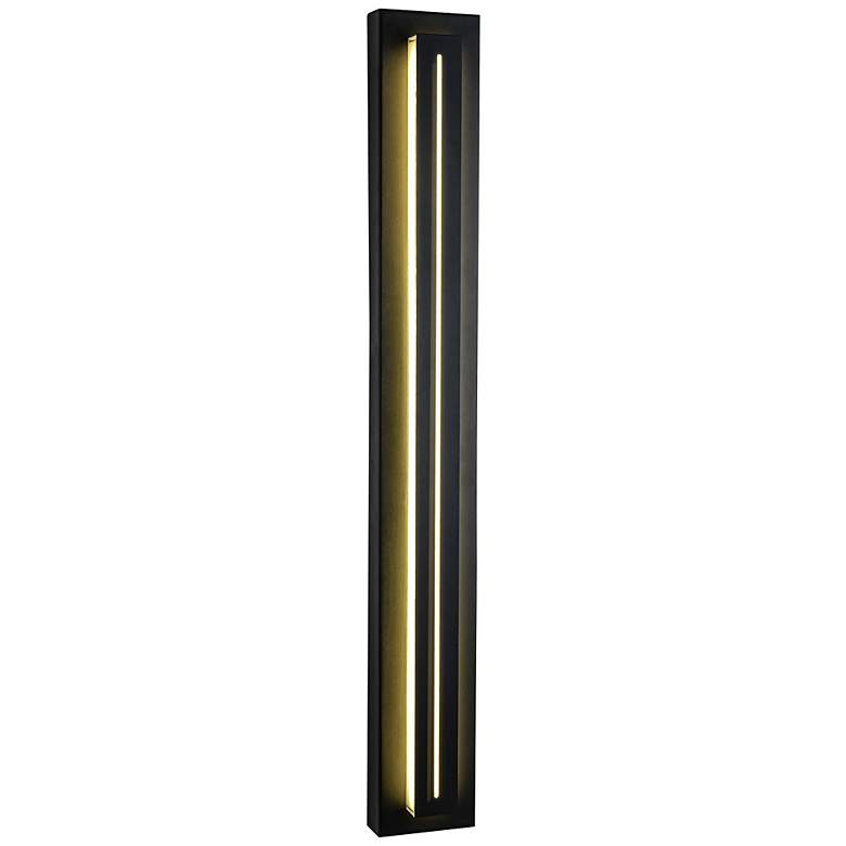 Image 4 Bel Air 38 inch High Black LED ADA Outdoor Wall Sconce more views